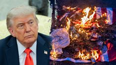 Trump's renewed calls to jail American flag burners clashes with court precedent
