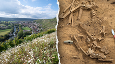 Mysterious 'dumped' bodies of woman and child found by archaeologists in picturesque town
