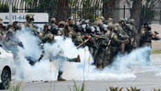 Violent anti-Trump protesters force LAPD to take action as peaceful day turns chaotic