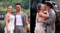 Scarlett Johansson defends viral red carpet kisses with co-star Jonathan Bailey