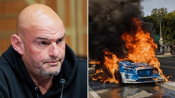 Fetterman admits rioter with Mexican flag will be a gift to Trump administration - Fox News