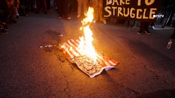 Hawley cranks up the heat on American flag burners with bill adding year to prison time