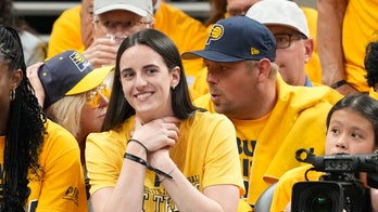 Caitlin Clark revives Reggie Miller's notorious choke sign as Pacers mount comeback in Game 3 of NBA Finals