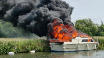 Boat explodes on the river and a peaceful vacation walk turns into a desperate rescue