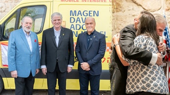 EXCLUSIVE: Franklin Graham leads ceremony as Samaritan’s Purse gives armored 'bulletproof' ambulance to Israel