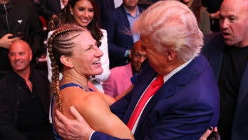 New UFC champion Kayla Harrison describes 'surreal' celebration with Trump outside Octagon