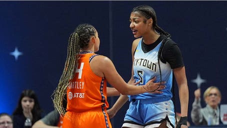 Angel Reese shoves Sun player after getting hair pulled going for rebound; secures 1st triple-double