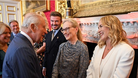 David Beckham edges closer to knighthood at King Charles event with Meryl Streep and Kate Winslet