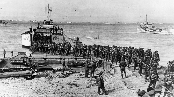 The Normandy landings during World War ‌II