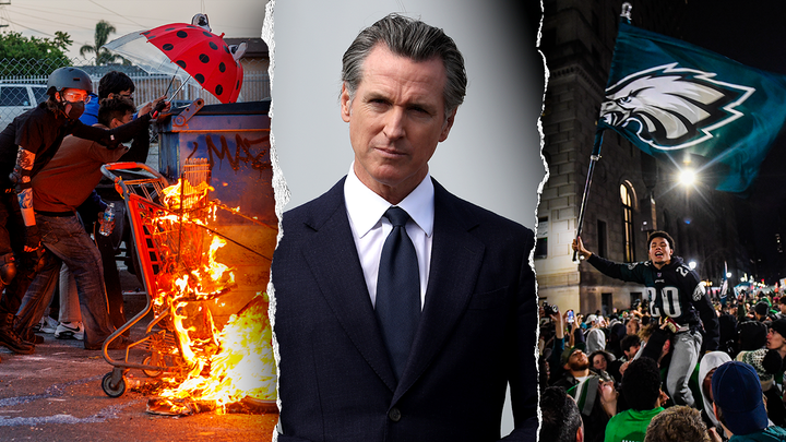 LA riots targeting federal officials on par with sports celebrations: Newsom's office - Fox News