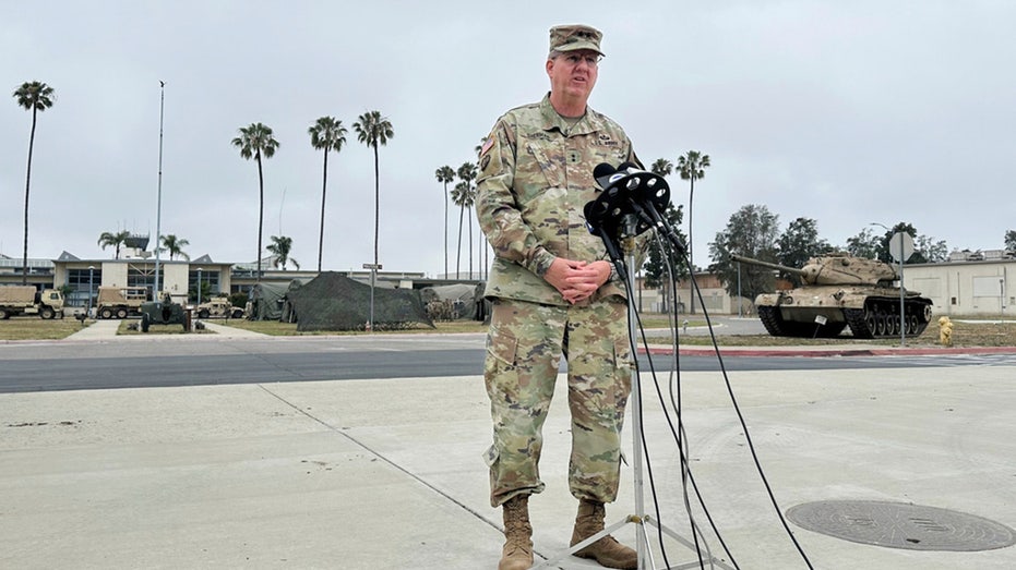 National Guard troops detain anti-ICE protesters in Los Angeles under Trump's orders