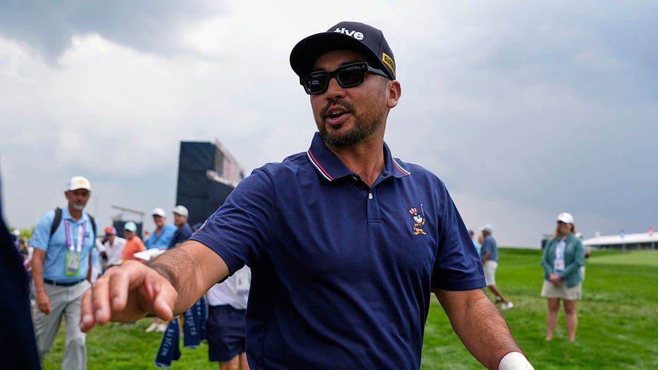 Jason Day Wears American Flag Shorts at U.S. Open Practice Round