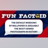 The default Windows XP wallpaper is arguably the most viewed photograph in history