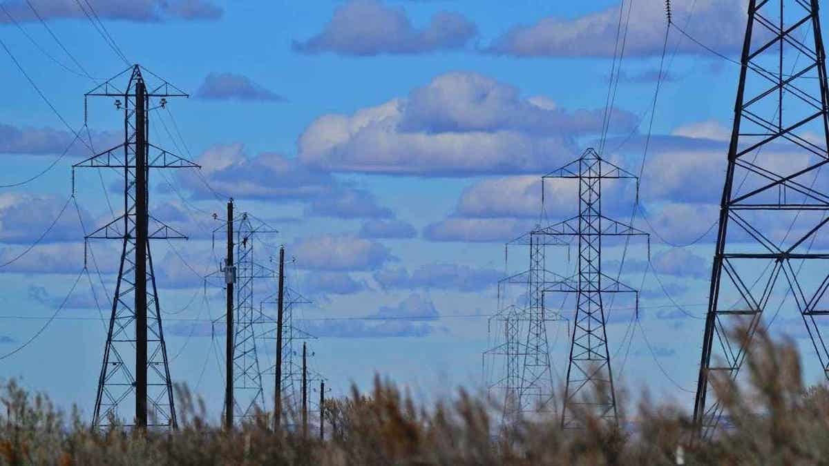 Power lines.