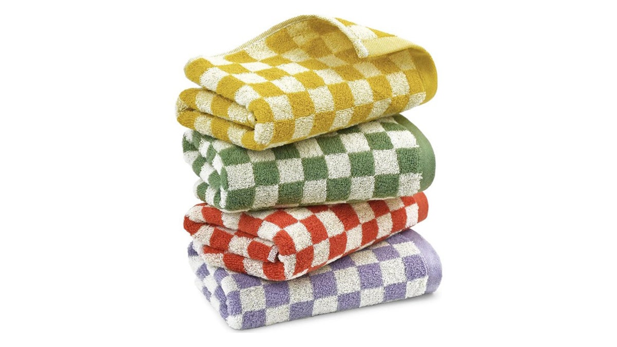 These towels have a vintage vibe.