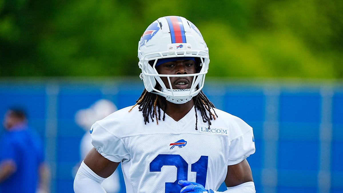 Maxwell Hairston with helmet on