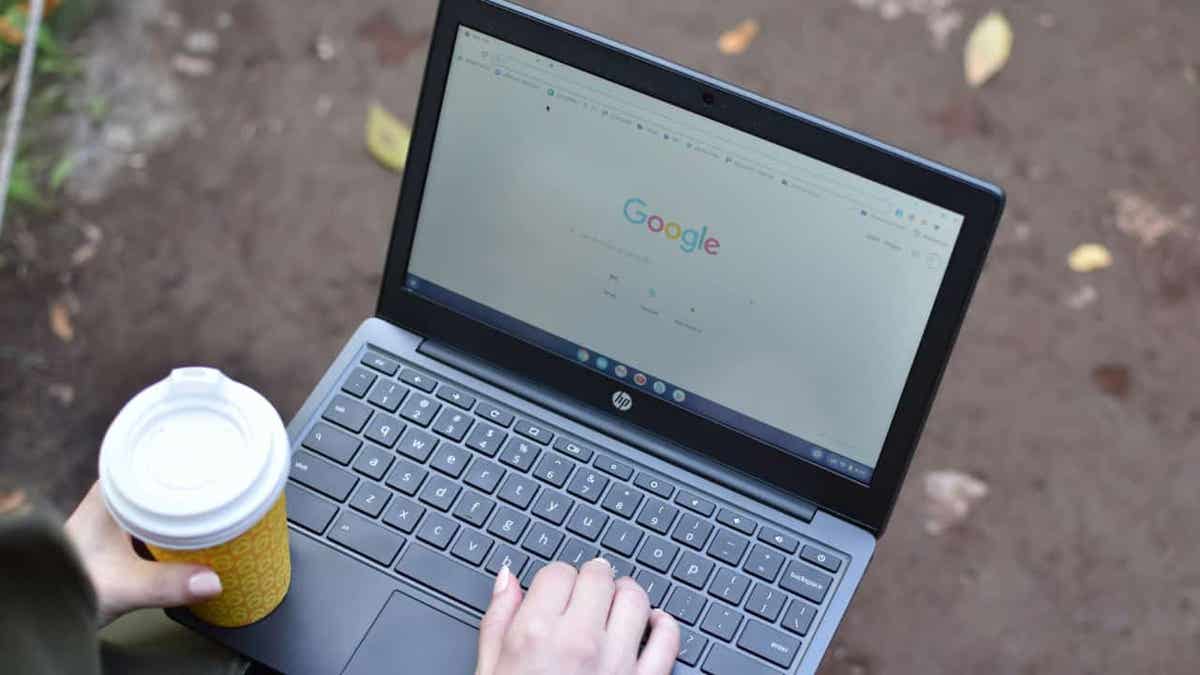 searching google chrome