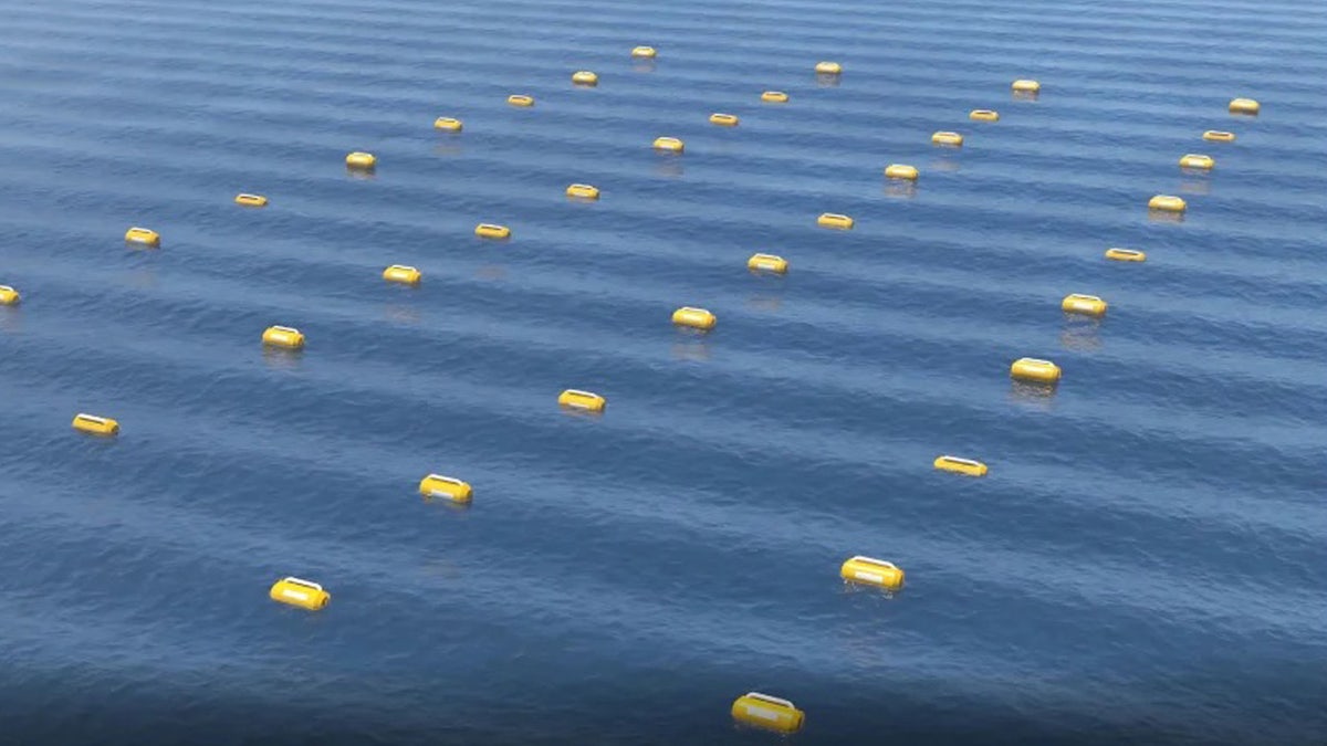 Water pendulum turbines.