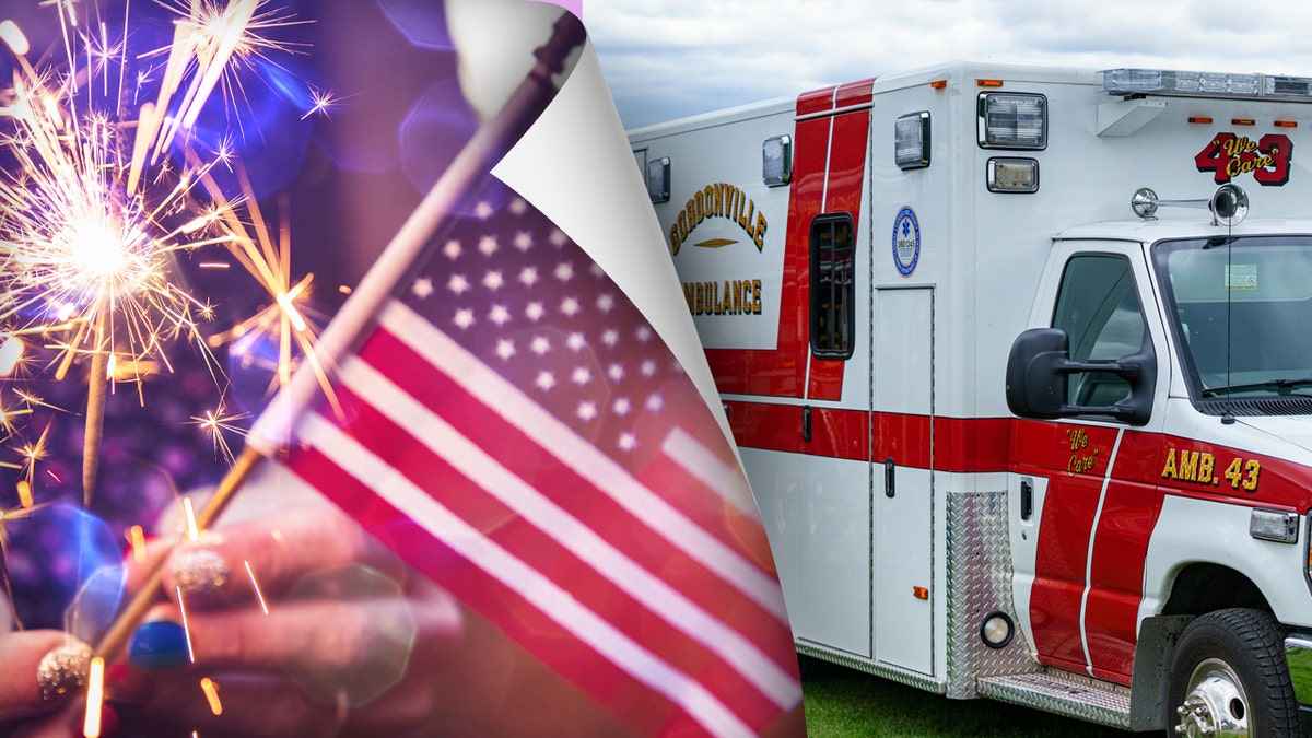 4th of July injuries ambulance