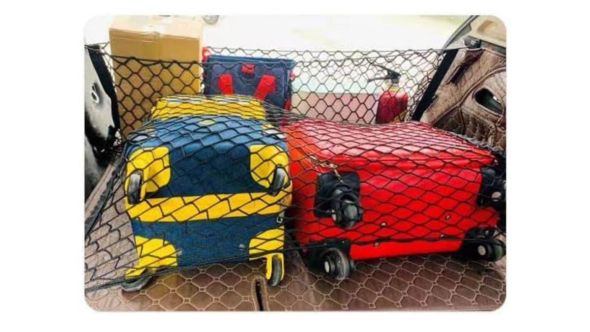 Protect your belongings while you travel with a cargo net.
