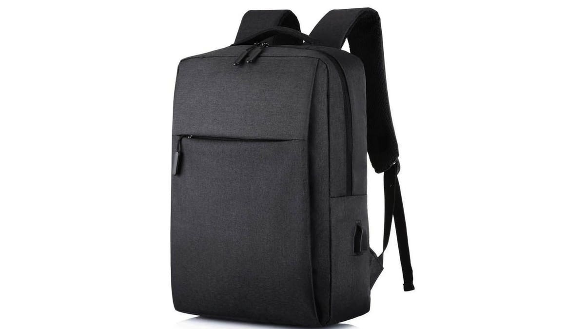 A stylish backpack with room for a large laptop.
