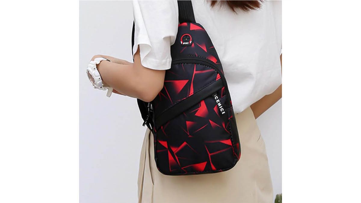 A crossbody bag has enough space for your most important belongings.