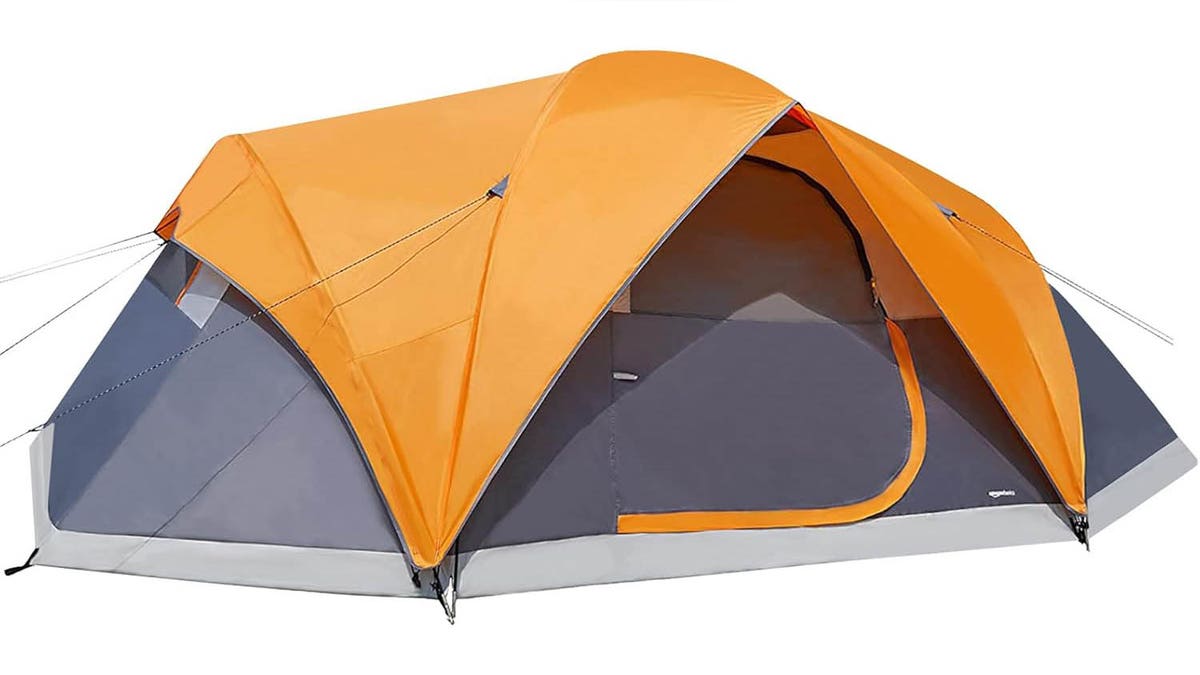 A simple but comfortable tent. 