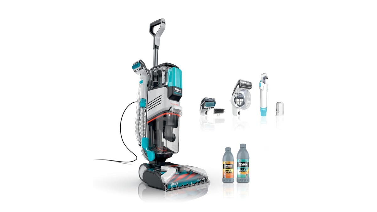 Clean tough stains with this powerful carpet cleaner from Shark.
