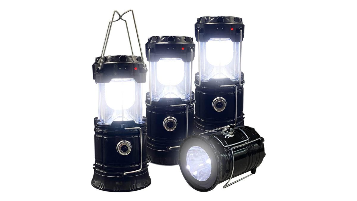 Always have a lantern on hand with this four-pack. 