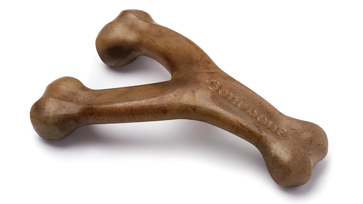 A durable chew toy that's easy for your dog to hold. 