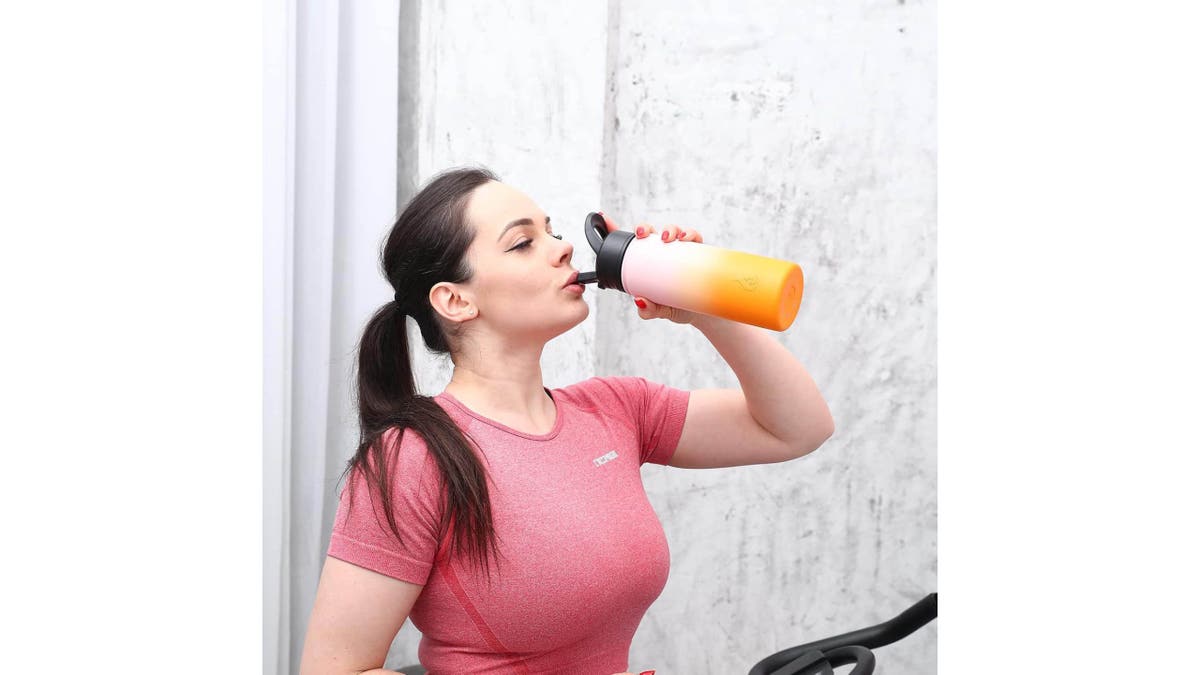 Keep your kids hydrated with these colorful water bottles.