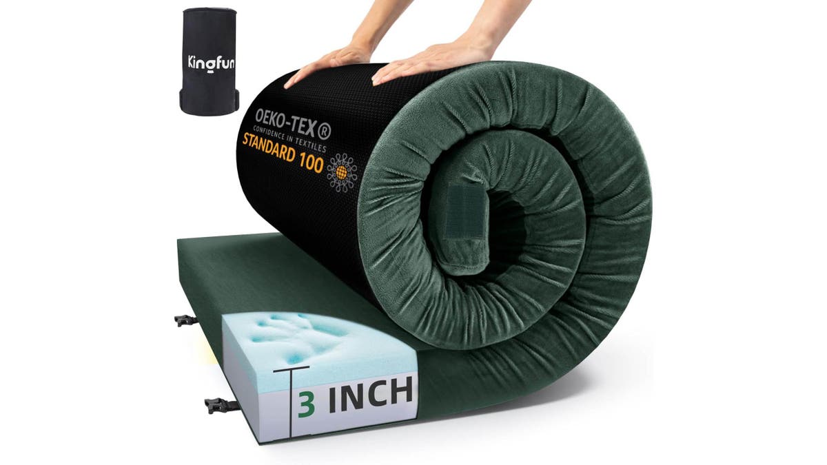 Just because you're camping doesn't mean you can't be comfortable.