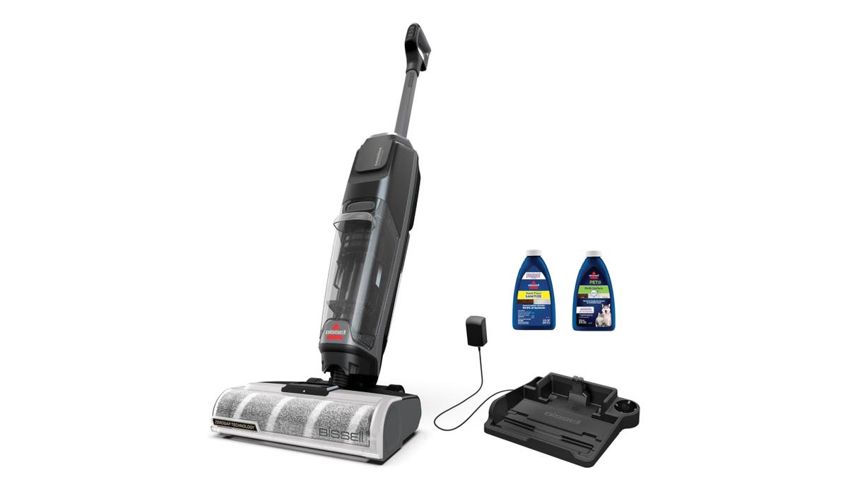 This wet vacuum works wonders on hard floors.
