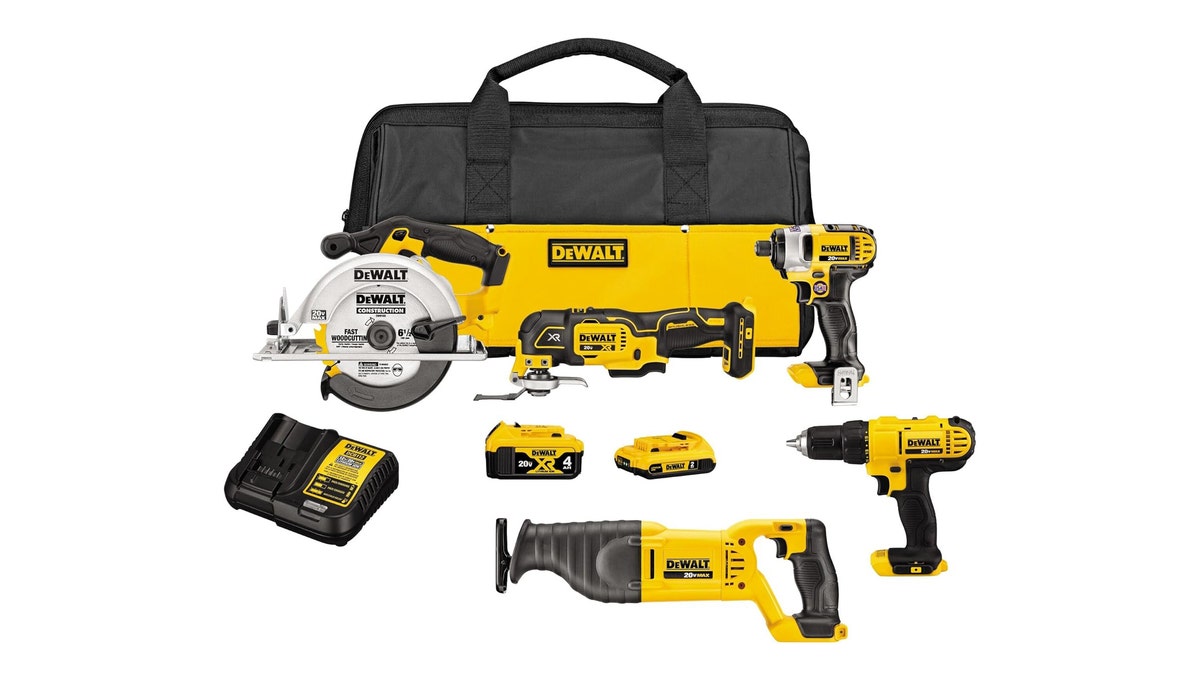 Upgrade to DeWalt tools with this complete tool set.