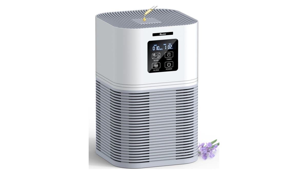 This air purifier is great for nighttime use. 