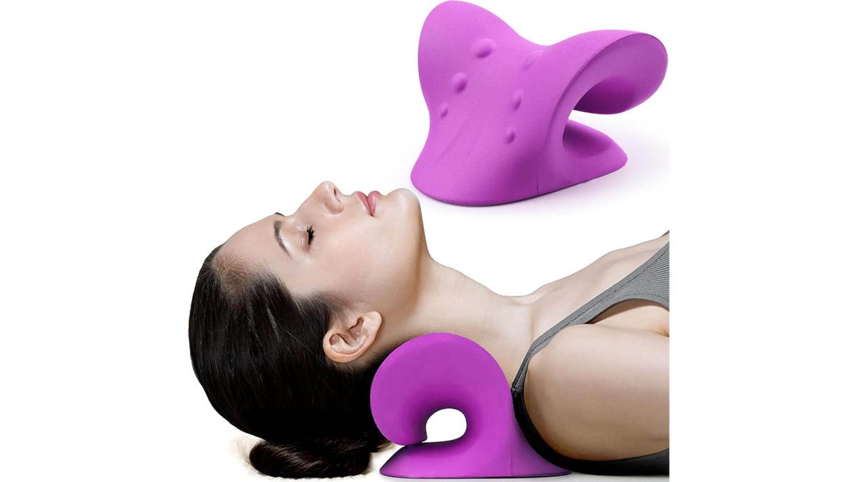 Get rid of headaches fast with this neck pillow.