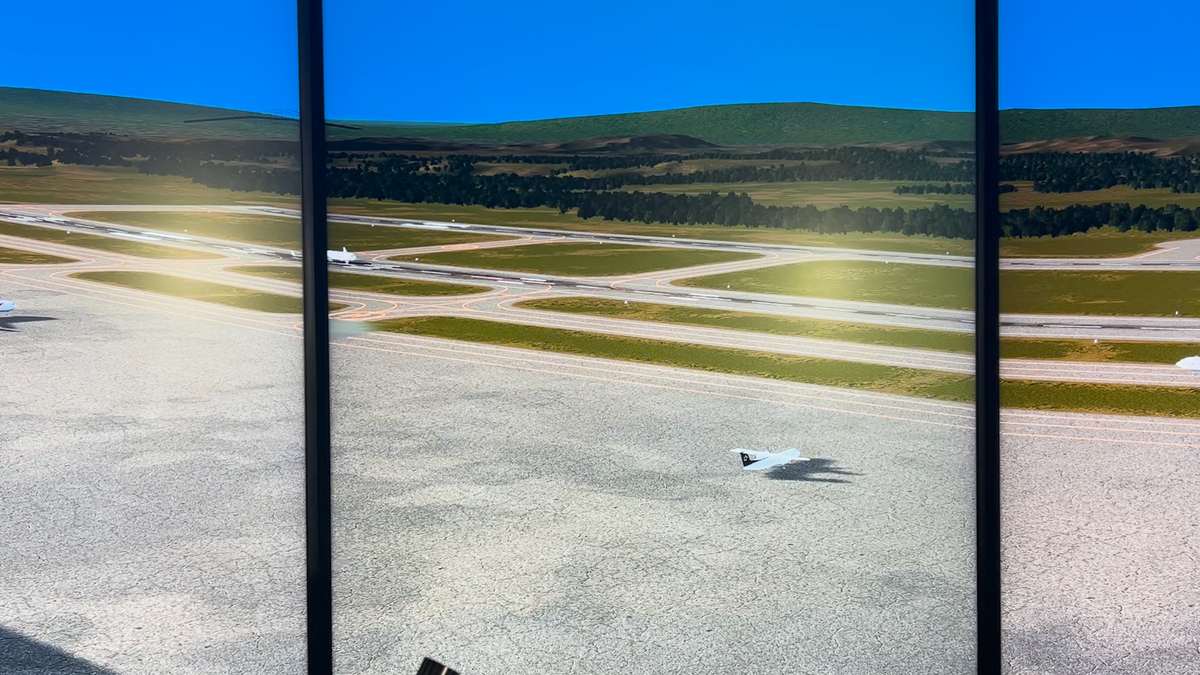 an air traffic tower simulator