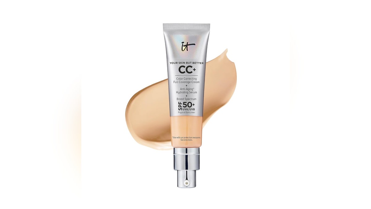 This multitasking CC cream promises full coverage and SPF 50.