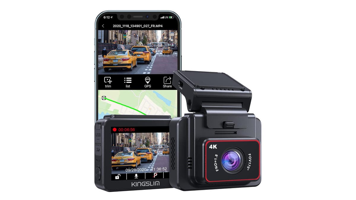 Install a dash cam to catch all the action on the road.