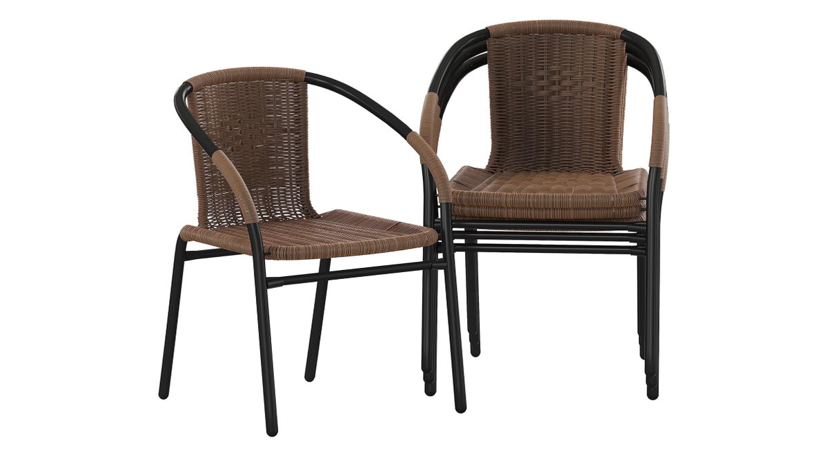 Easily stack these chairs up to 23 high when you're not using them. 