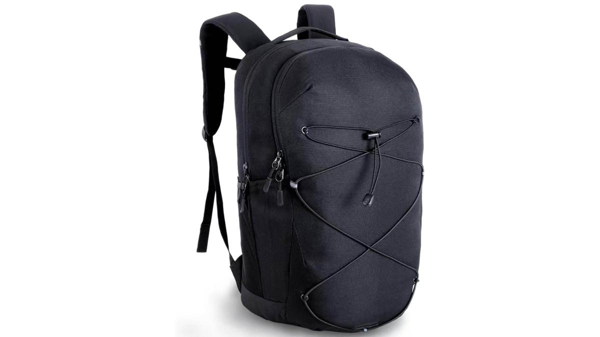 This backpack has enough storage for school supplies and sports gear.