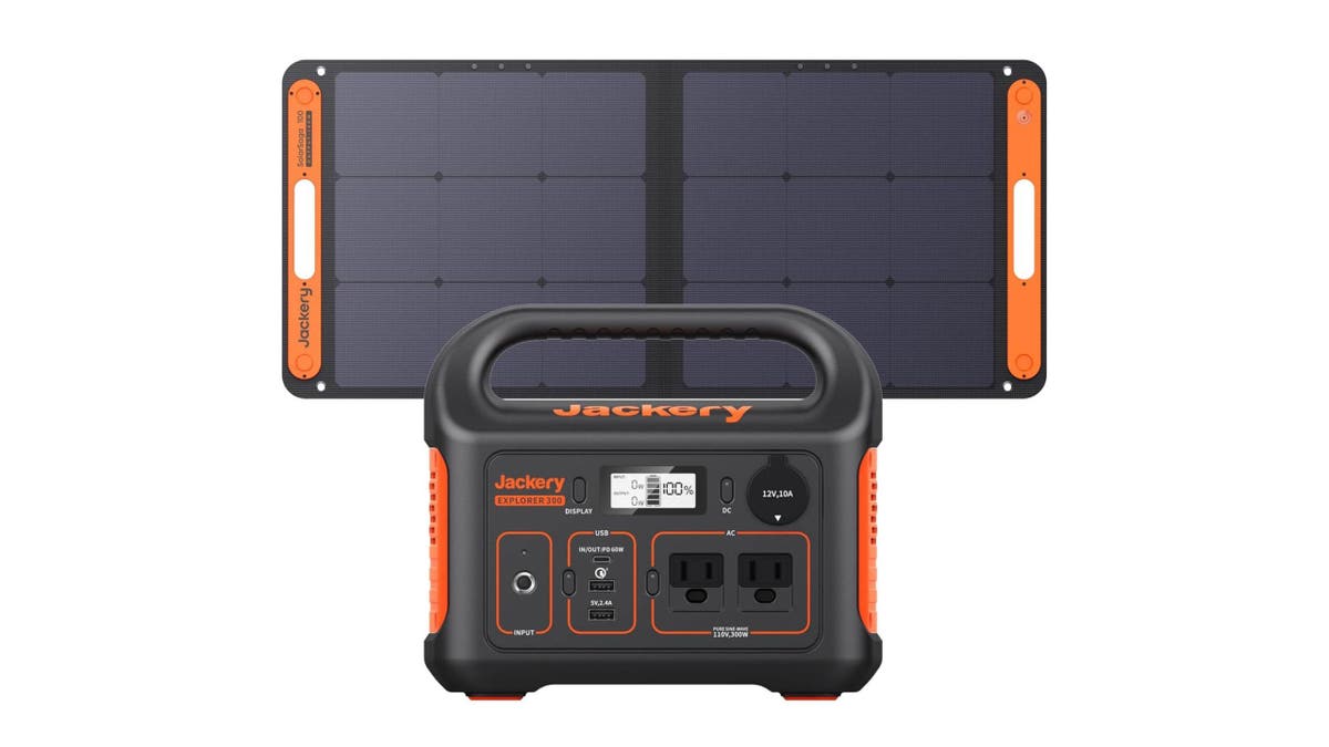 Get plenty of power ports with a Jackery power bank.
