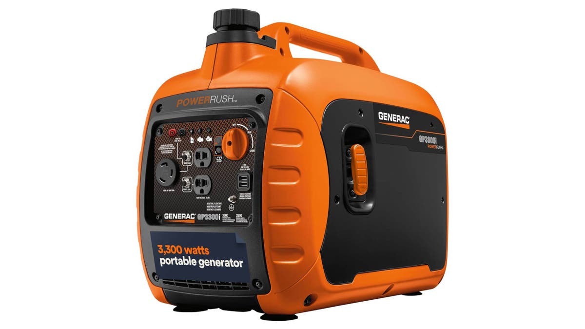 Carry this generator with you camping or tailgating. 