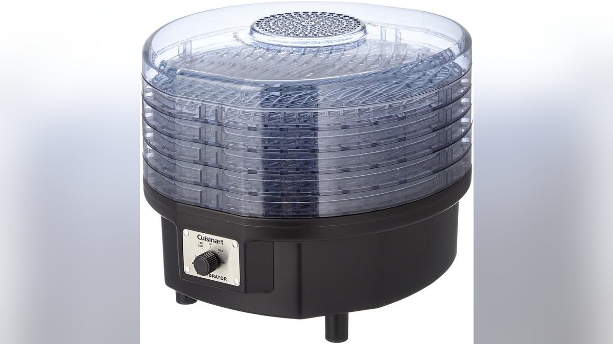 This food dehydrator transforms fruits, veggies and herbs into flavorful, shelf-stable bites that leave more time to enjoy the sunshine until the guests arrive.