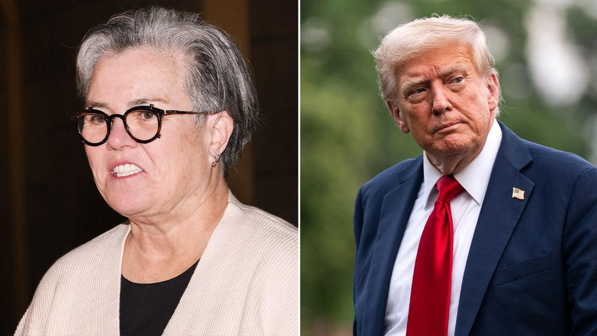 Rosie O'Donnell and Donald Trump