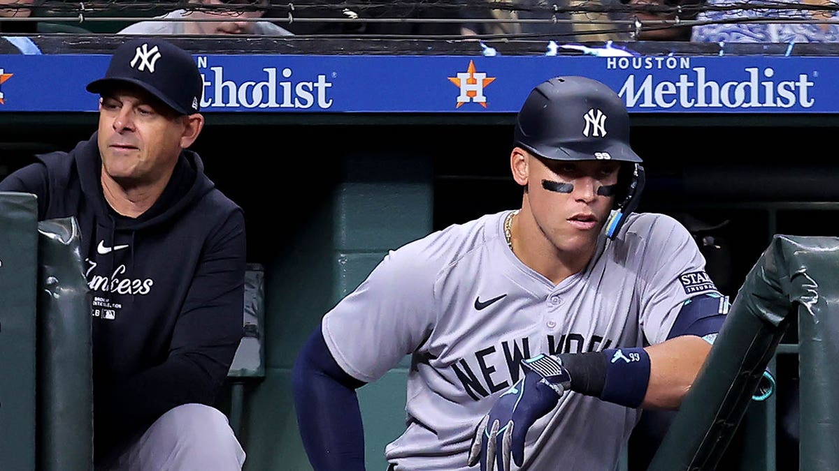 Aaron Boone and Aaron Judge