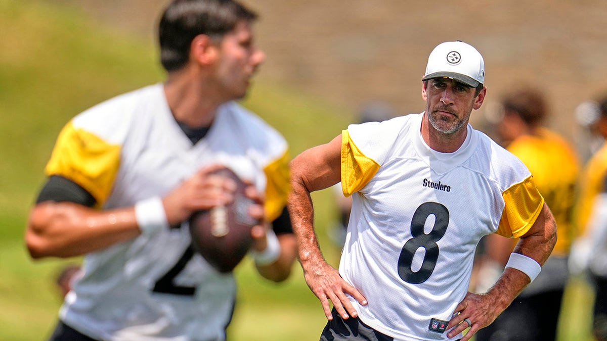 Aaron Rodgers training camp