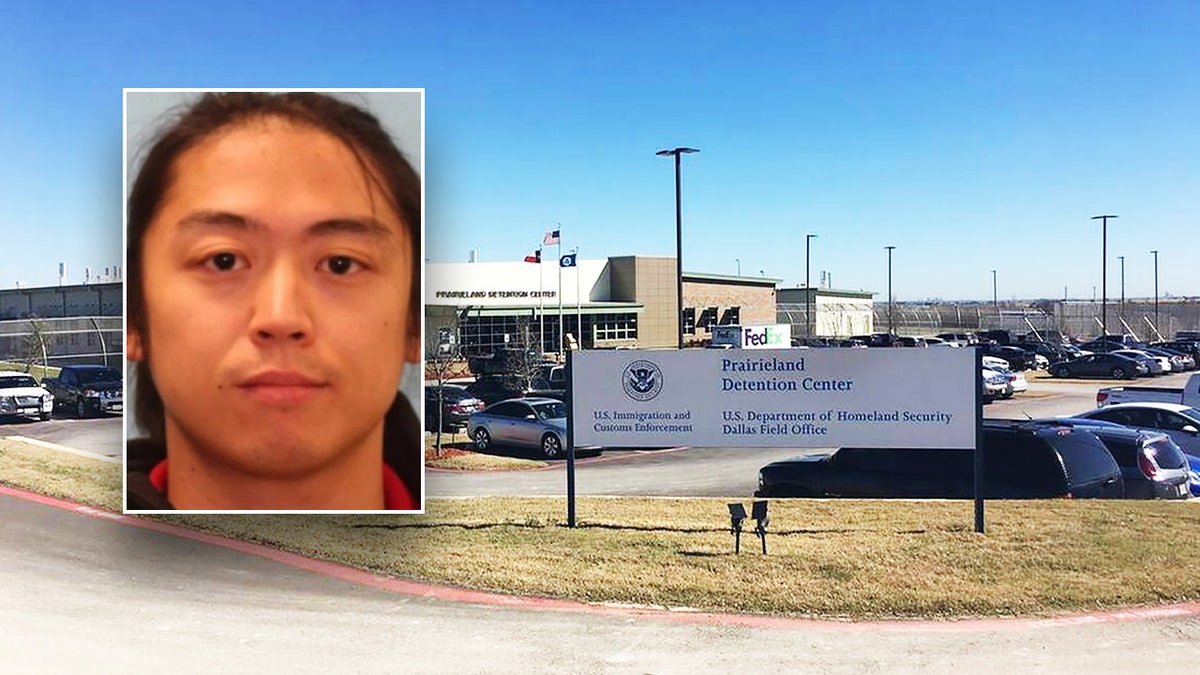 Benjamin Hanil Song adjacent to an ICE detention installation successful Texas.