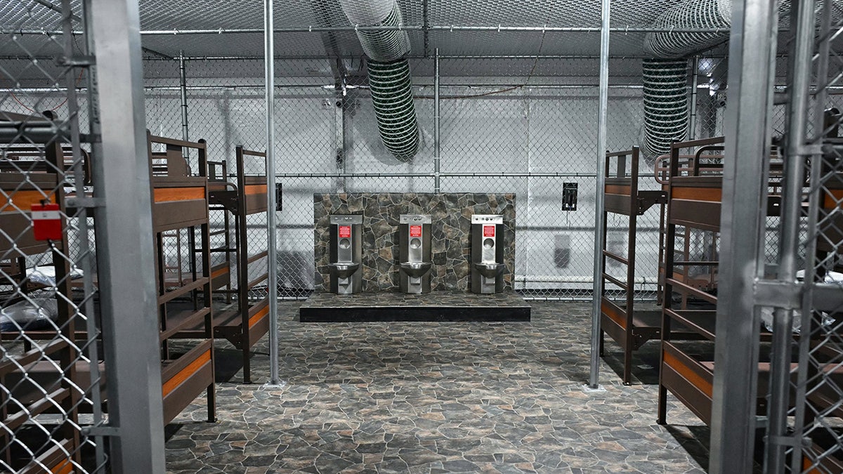 Alligator Alcatraz interior