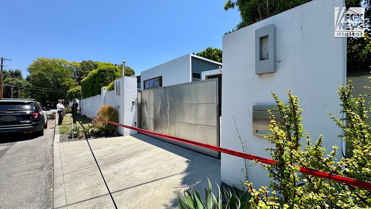 House where American Idol music supervisor was found murdered.